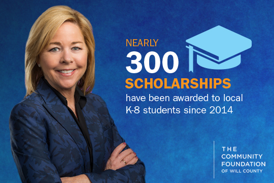 Jen Howard - nearly 300 scholarships have been awarded to local k-8 students since 2014