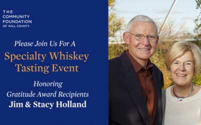 Specialty Whiskey Tasting Event Honoring Gratitude Award Recipients Jim and Stacey Holland